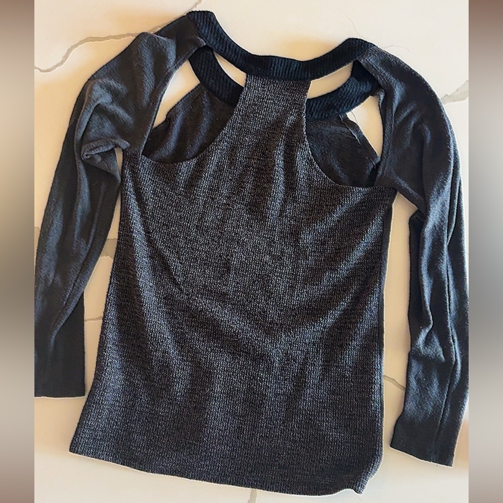 Rebel Brand Blk Cut Out Top